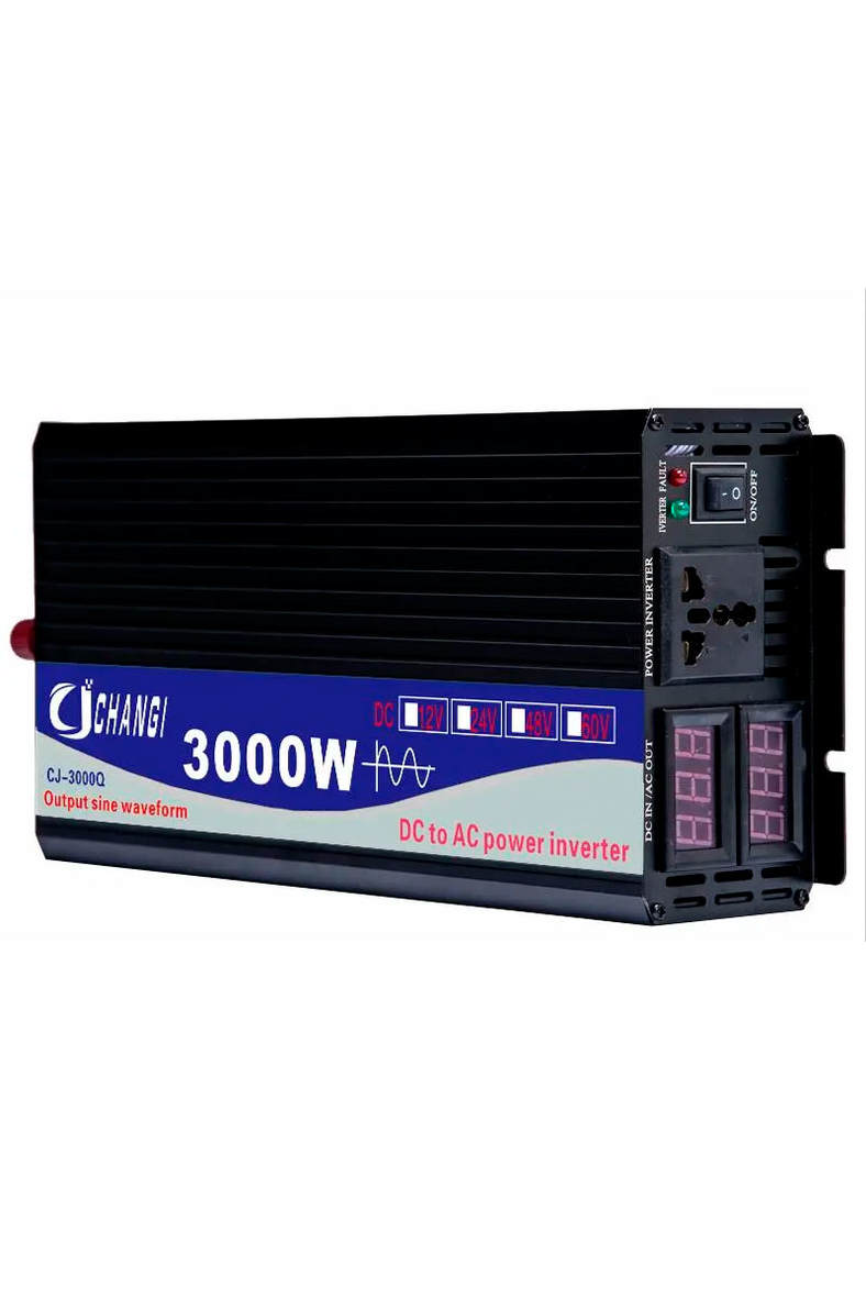 

Инвертор сетевой CJ 12/220V-1500W (CJ-3000Q) (FOC3000), Черный, Инвертор сетевой CJ 12/220V-1500W (CJ-3000Q) (FOC3000)